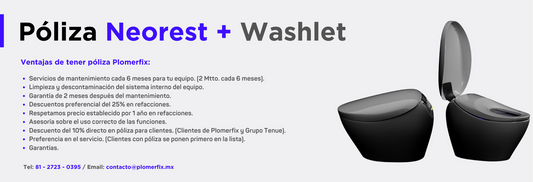 Póliza Neorest + Washlet