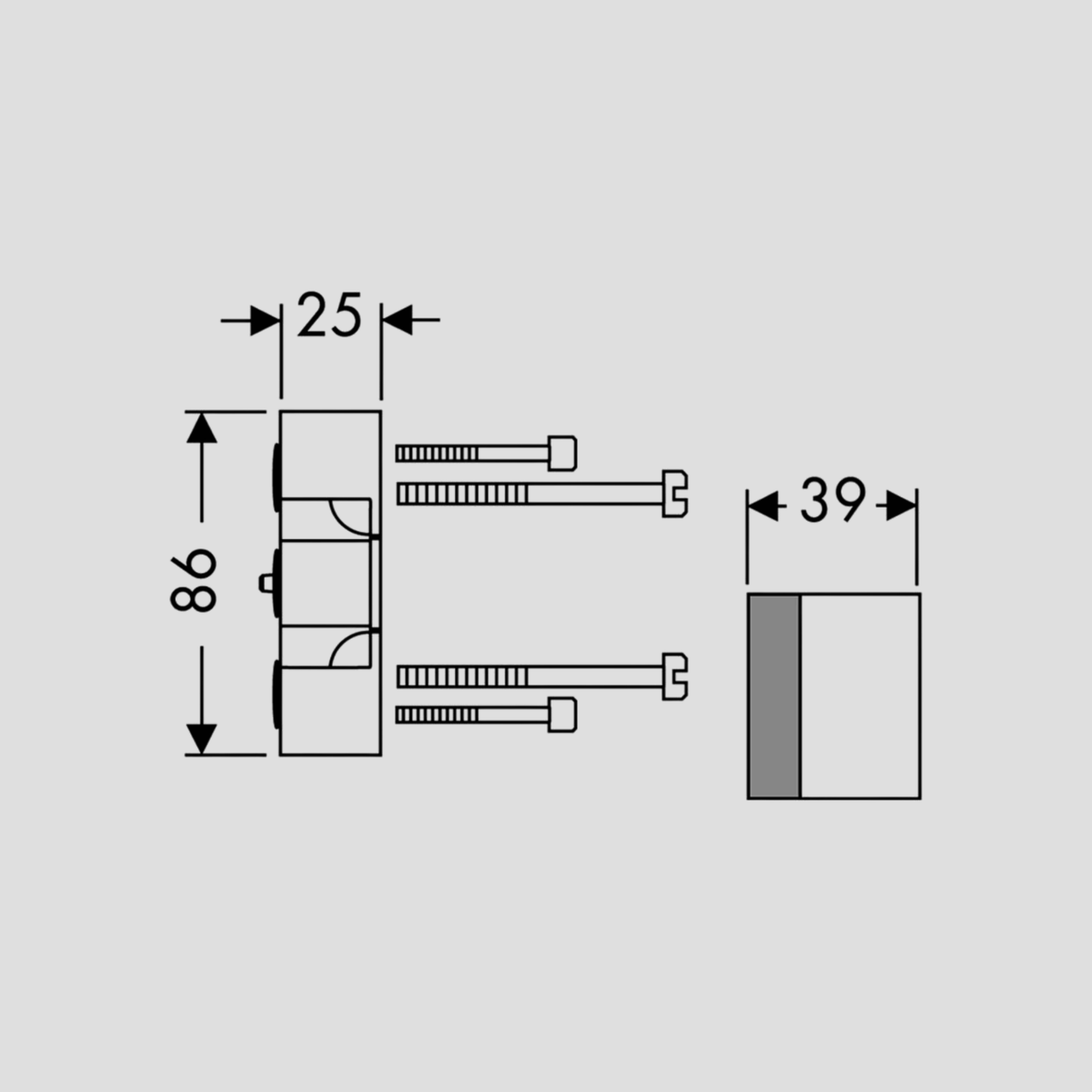 Extension 25 mm Hansgrohe