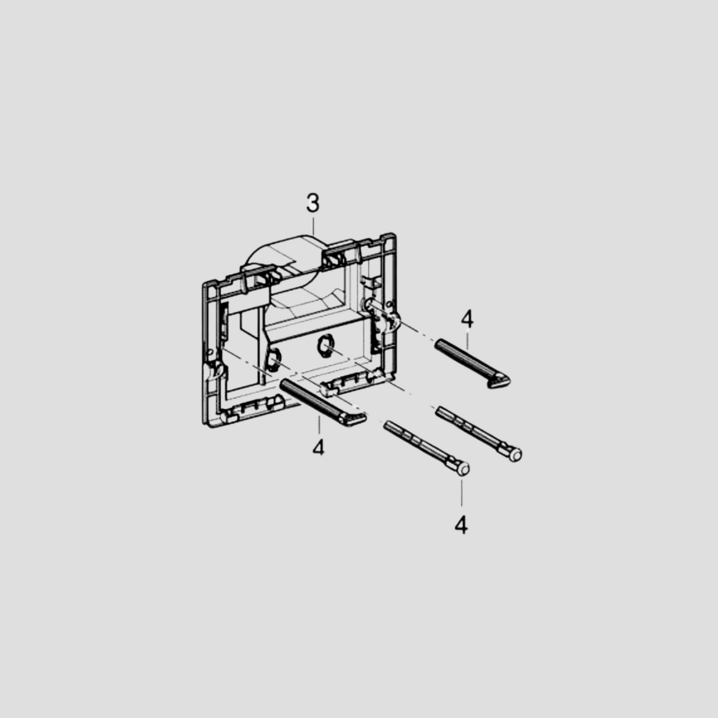 Kit de tornillos Geberit