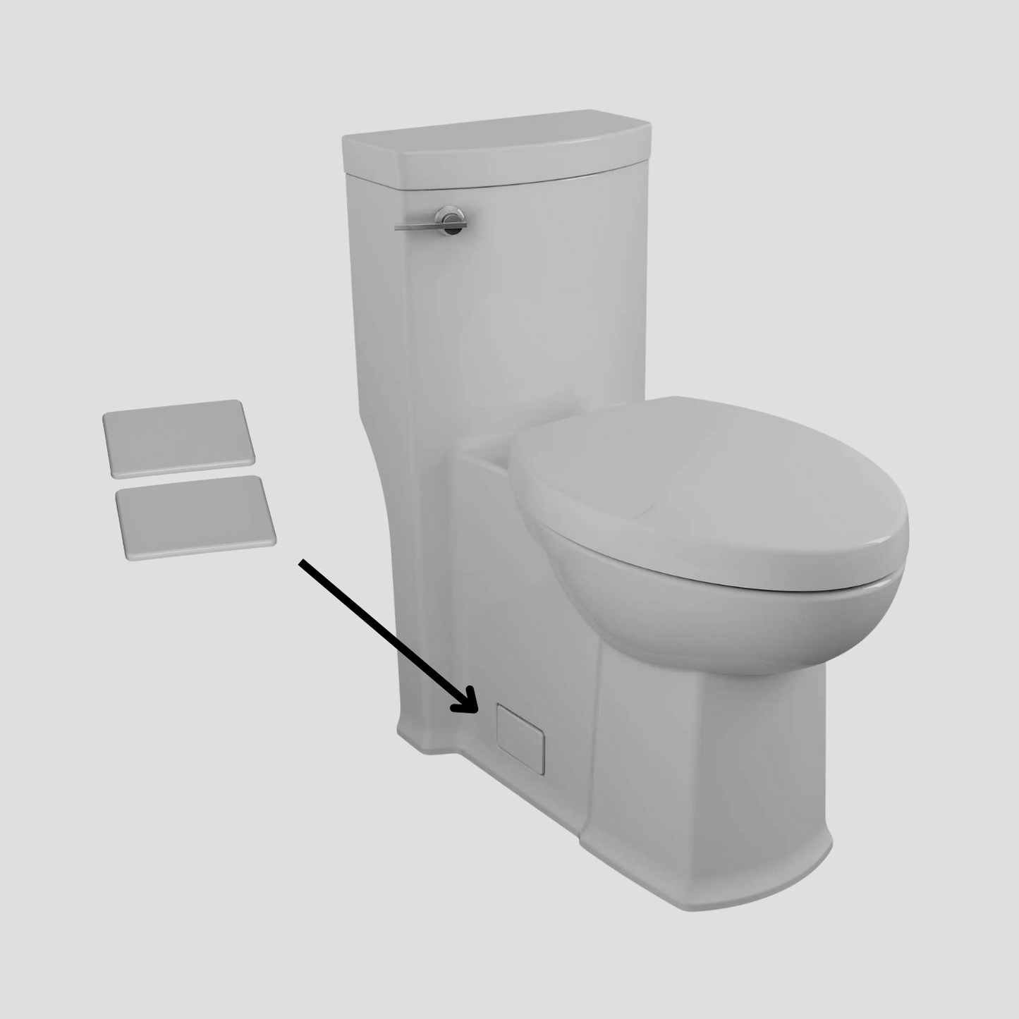 Kit de tapas laterales para wc American Standard