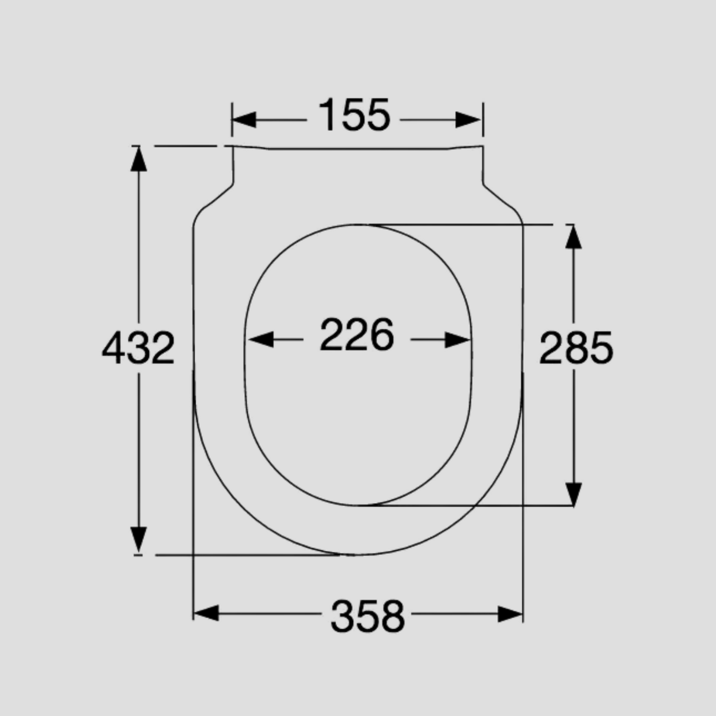 Asiento Subway Slim Villeroy & Boch
