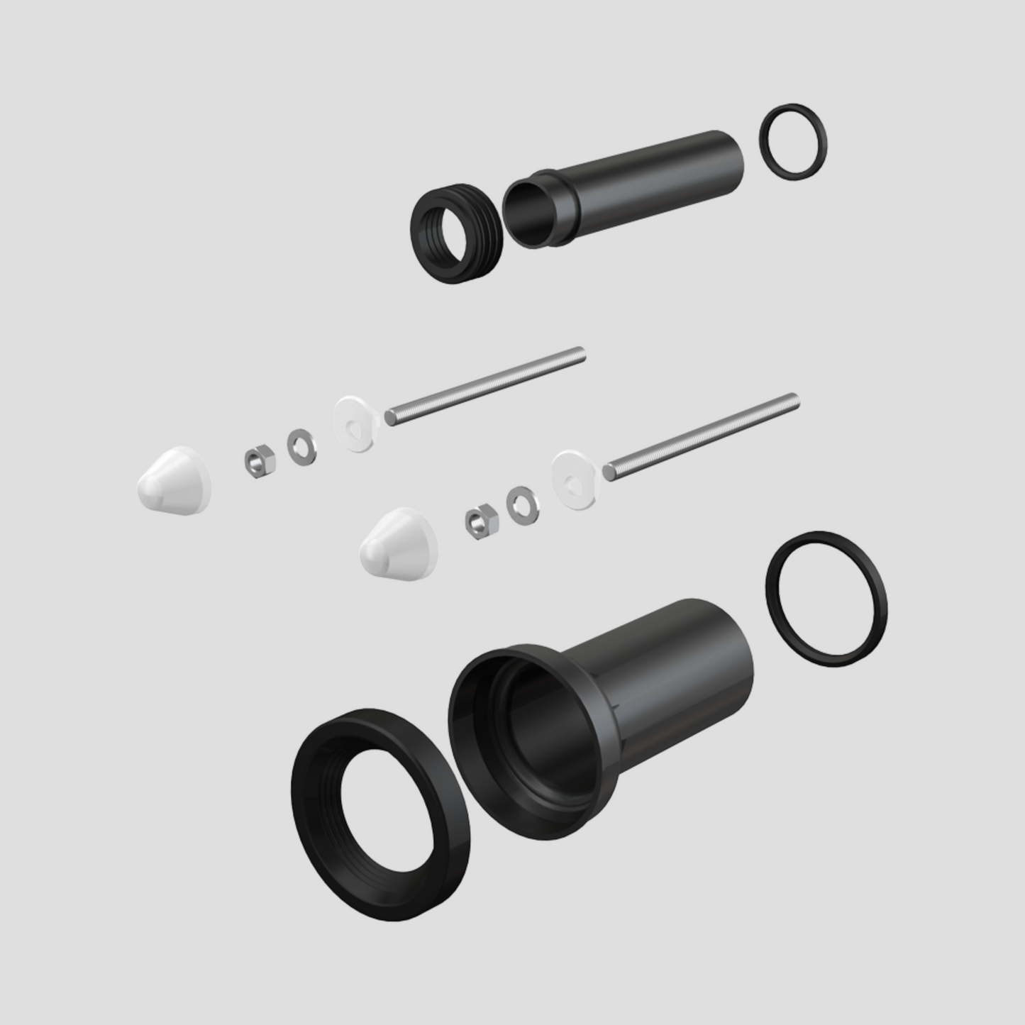 Kit tubos de conexión Alcaplast