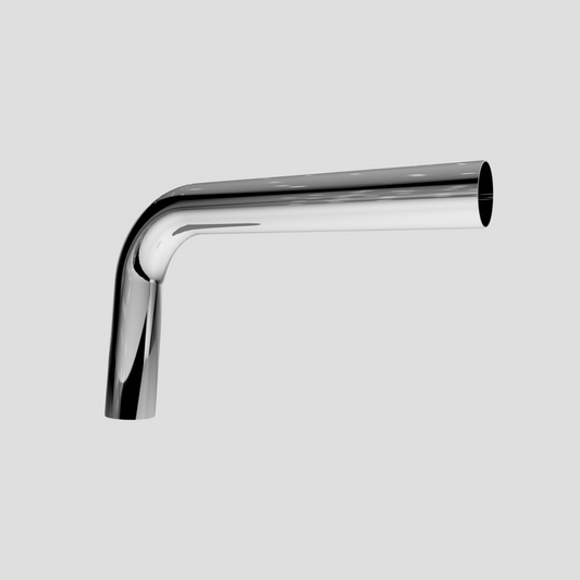 Codo de latón de 32mm para flux Helvex