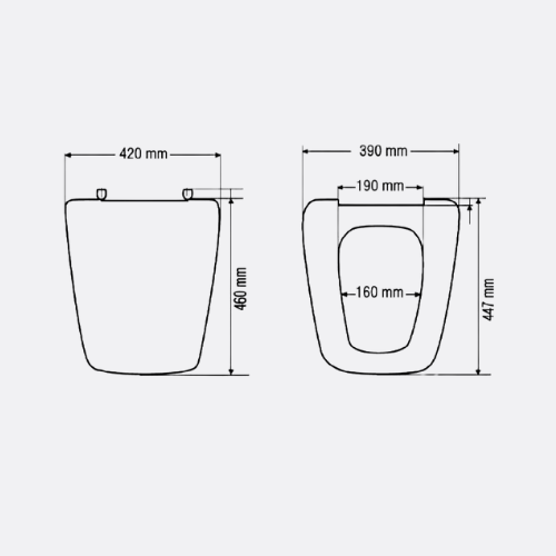 Asiento para sanitario American Standard